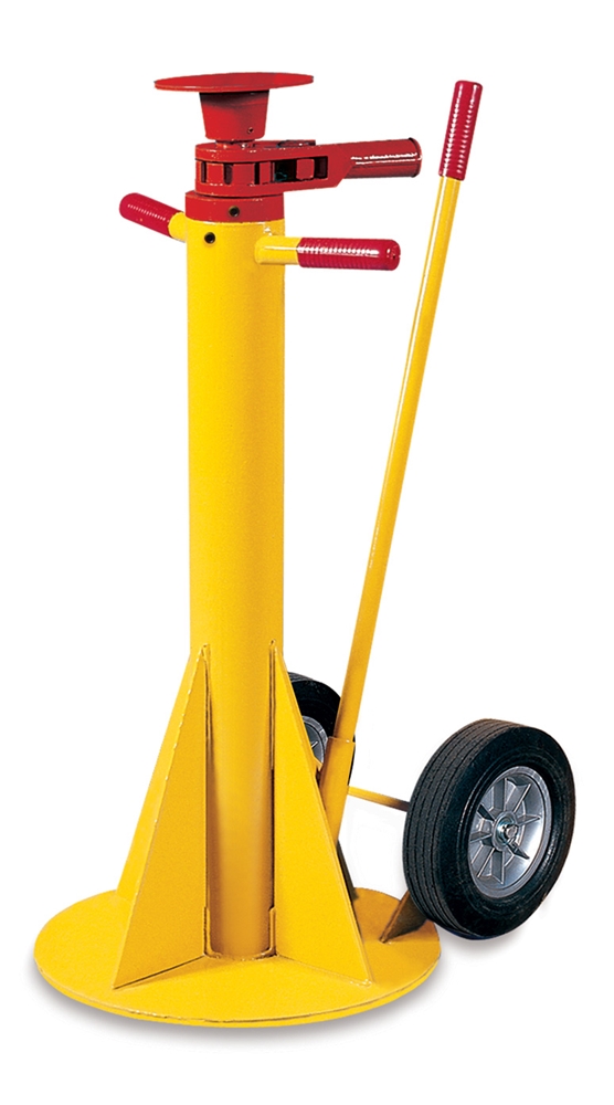 Aldon® Super Duty Ratchet  Truck Trailer Stabilizing Jack 
Height Range 40 1/2"-54" Load Bearing 75,000 lbs
Top 7" Base 19" Wt. 169 lbs.